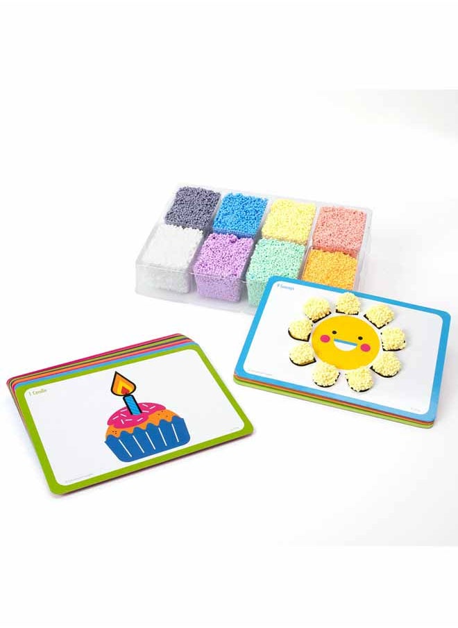 Learning Resources - Educational Insights Playfoam Shape & Learn Counting Set, Flash Card Set, Fidget, Sensory Toys, Preschool Kindergarten Classroom Essentials, Ages 3+ - Image 1