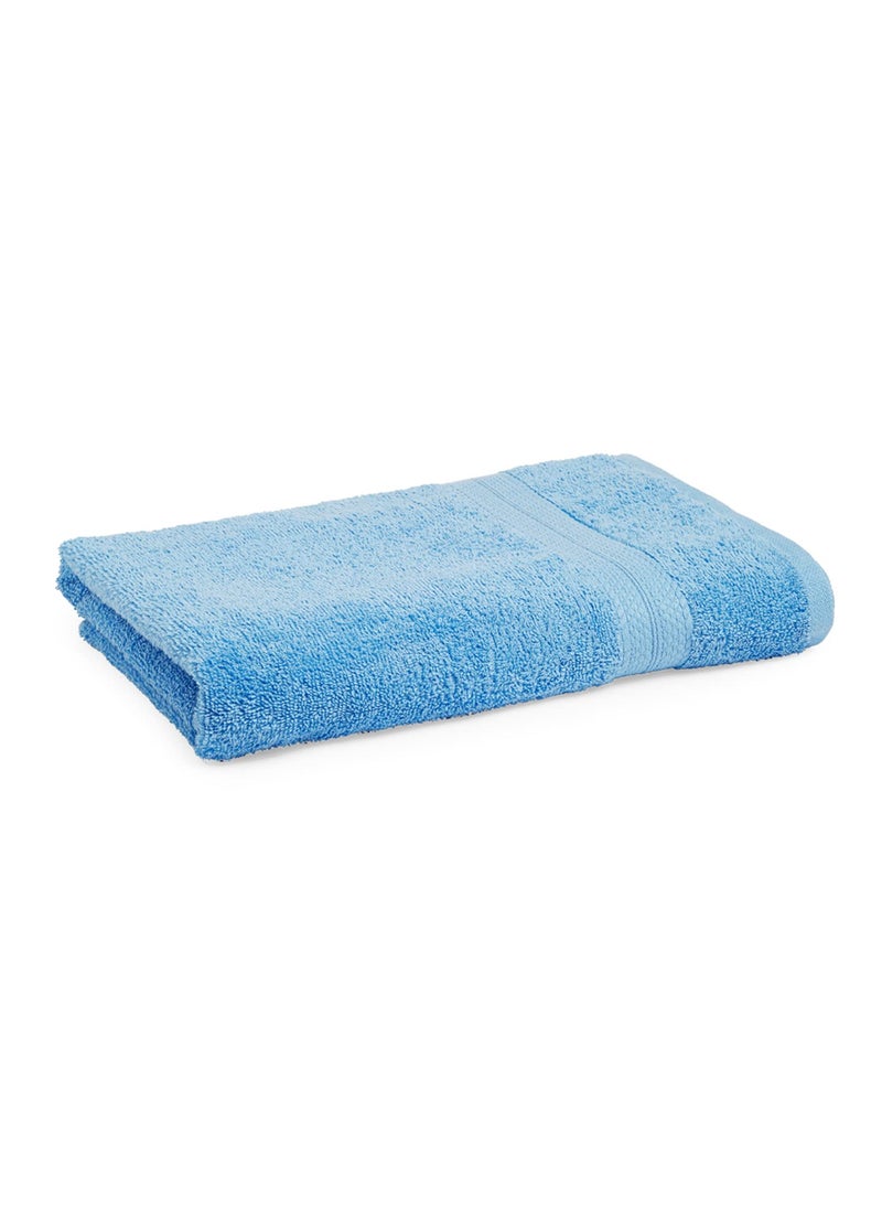 SPACES Spaces 100 Cotton Bath Towel High Absorbency Easy Care Soft Feel 448 GSM Light Blue Cotton Towels for Bath  - Image 2
