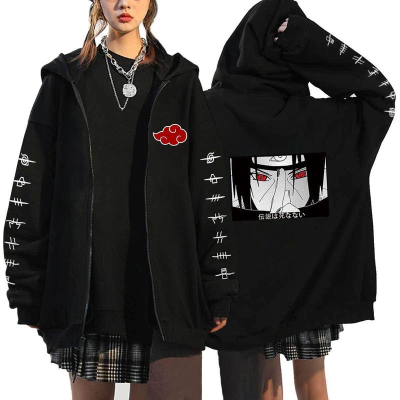 Selling Japanese Anime Naruto Naruto Men'S Fashion Brand Zipper Sweater Casual Couple Cardigan Jacket - Image 1