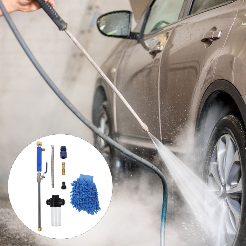 1 Set High Pressure Washers Car Cleaning Tools Garden Sprayers Wands with Towel ( ) - Image 1