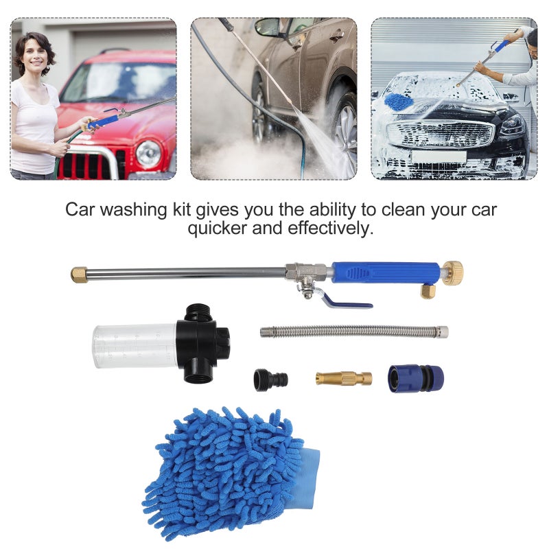 1 Set High Pressure Washers Car Cleaning Tools Garden Sprayers Wands with Towel ( ) - Image 5