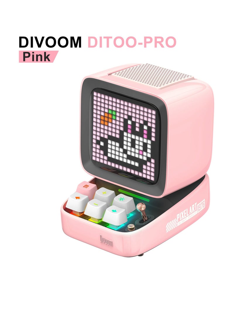 Divoom Bluetooth Portable Speaker Alarm Clock Cute Gift Home Light Decoration  - Image 1