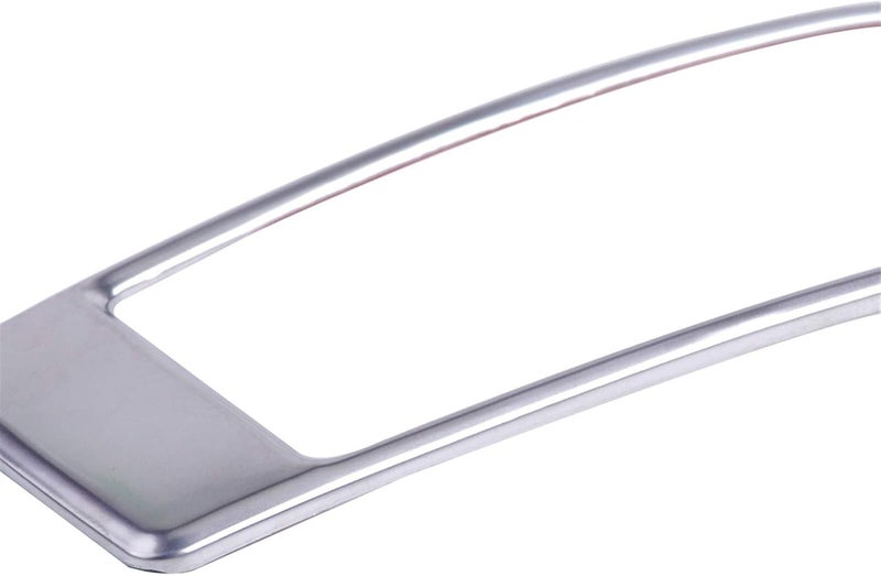 QASULER Car Silver Sunroof Lamp Switch Decoration Trim - Image 2