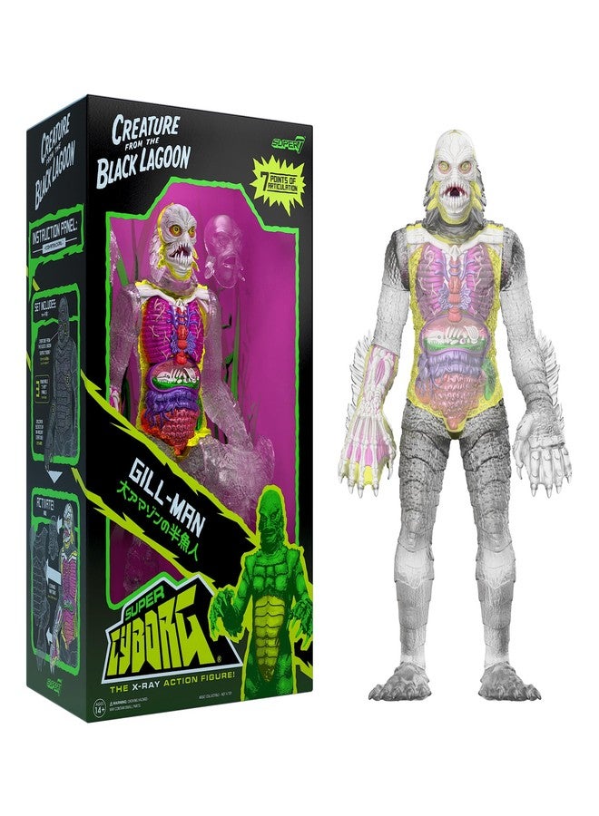 Super7 Super Cyborg Universal Monsters Creature from The Black Lagoon (Clear) - 11" Universal Monster Movies Action Figure Classic Movie Collectibles - Image 1