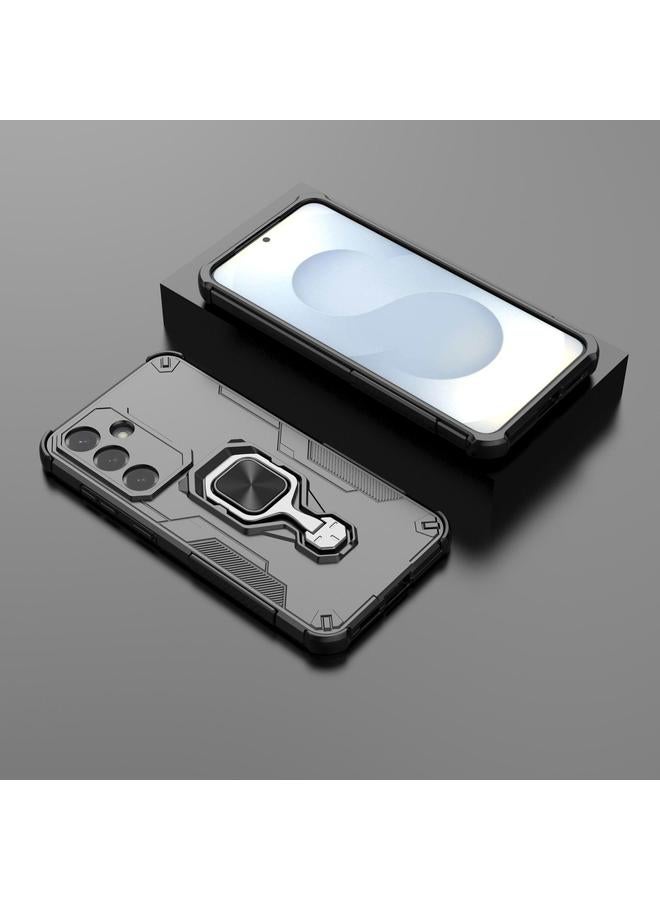 S-TOP Case For Samsung Galaxy S25+ 5G Metal Kickstand TPU Hybrid PC Phone Case - Image 2