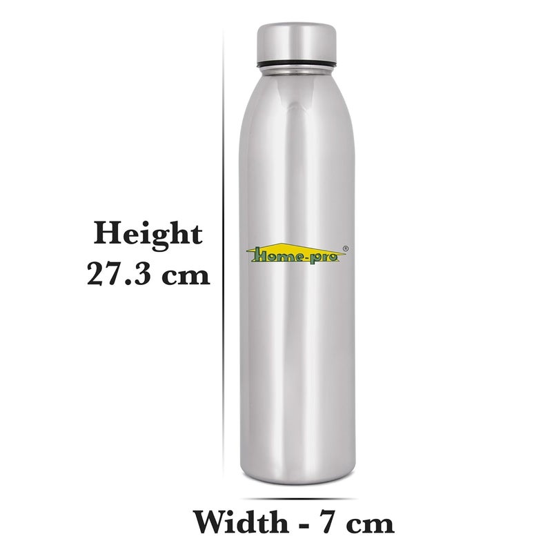 HomePro HomePro 4 pcs Bowl Set Green and Stainless Steel Bottle Mirror Design Multipurpose Dabba Food Serving and Storage Containers Set of 4 375 ml 625 ml 1000 ml 1375 ml Combo Pack  - Image 3