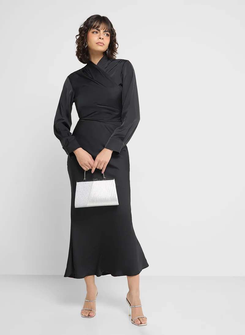 ELLA Wrap Top & Skirt Set