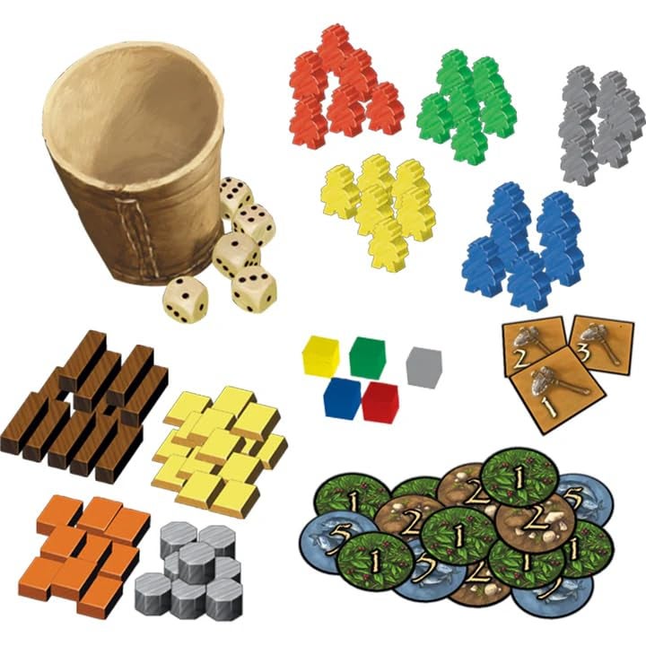 Asmodee Stone Age Board Game - Engaging Worker Placement Strategy for Civilization Building! Fun Family Game for Kids and Adults, Ages 10+, 2-4 Players, 60-90 Minute Playtime, Made by Z-Man Games - Image 4