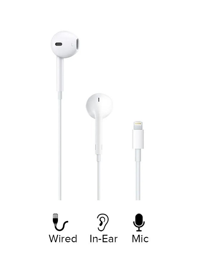 Phone Planet - Ear Pod for Apple With Lightning Connector White - Image 1