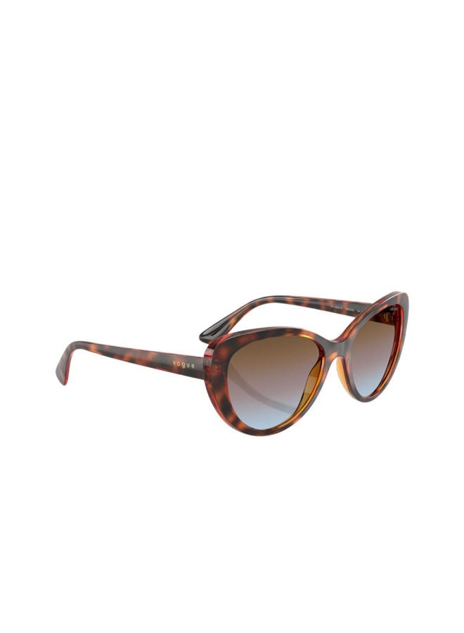 Vogue Women Full Rim Butterfly Sunglasses 0VO5649SI 54 - Image 2