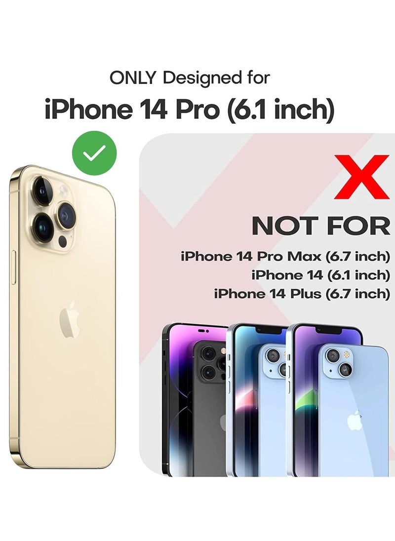 Raxoom Black Liquid Silicone Case for iPhone 14 Pro 6.1-Inch – Full Rubber Protection & Drop Proof - Image 2
