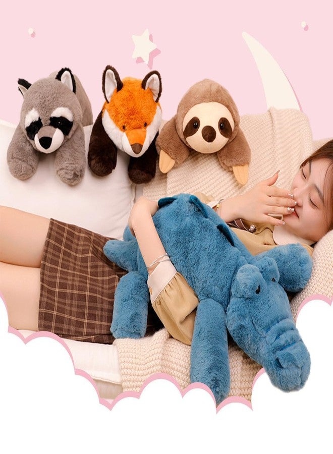 ARELUX Soft 18in Raccoon Stuffed Animals: Raccoon Plush Cute Cuddly Body Pillow Hug Sleeping Fluffy Wild Animal Toys Bed Decor Plushie Doll Friends Family Member - Image 5