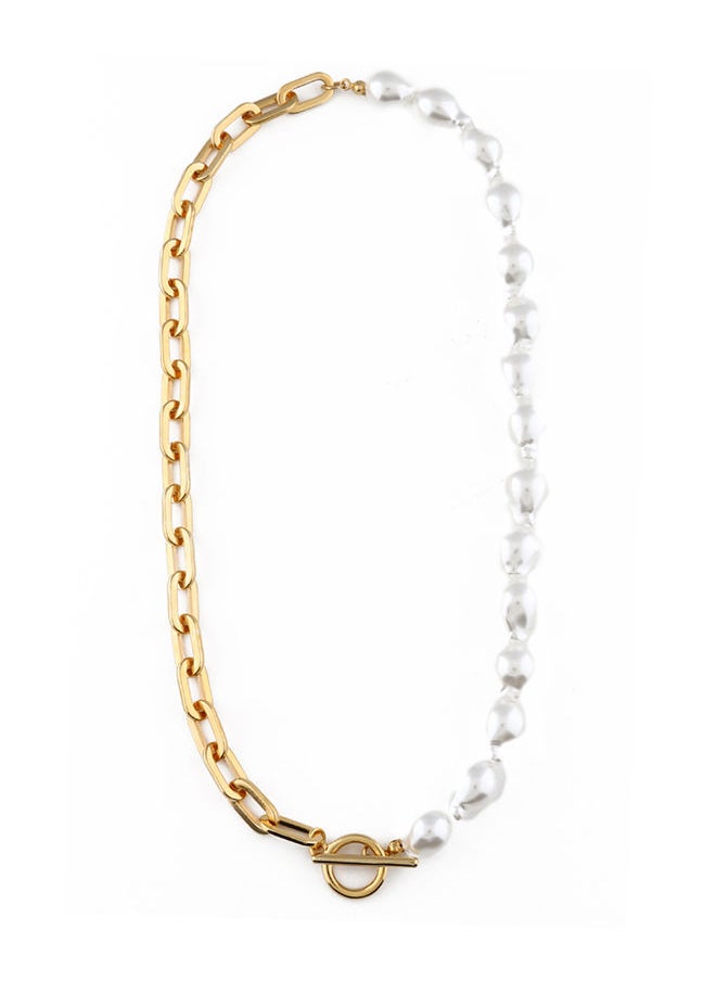 ORELIA LONDON - Pearl Asymetric Necklace - Image 1