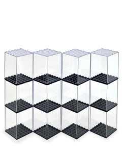 Excefore 12 PCS Minifigures Display Case, Acrylic Display Case, Action Figure Toys Storage for Lego Minifigure, Suitable for Kids and Adults Toys and Collectibles  - Image 1