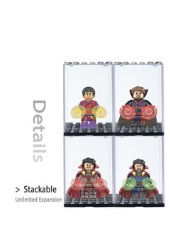 Excefore 12 PCS Minifigures Display Case, Acrylic Display Case, Action Figure Toys Storage for Lego Minifigure, Suitable for Kids and Adults Toys and Collectibles  - Image 5
