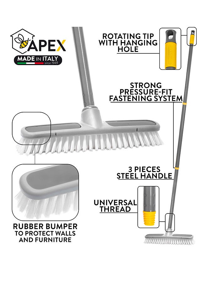 APEX Buffered scrubbing brush with 3-parted handle - Image 5