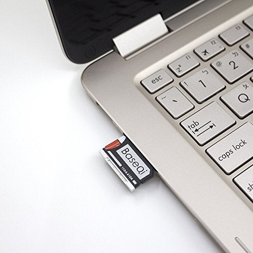 BASEQI Aluminum microSD Adapter for Asus ZenBook Flip ux360CA - Image 3