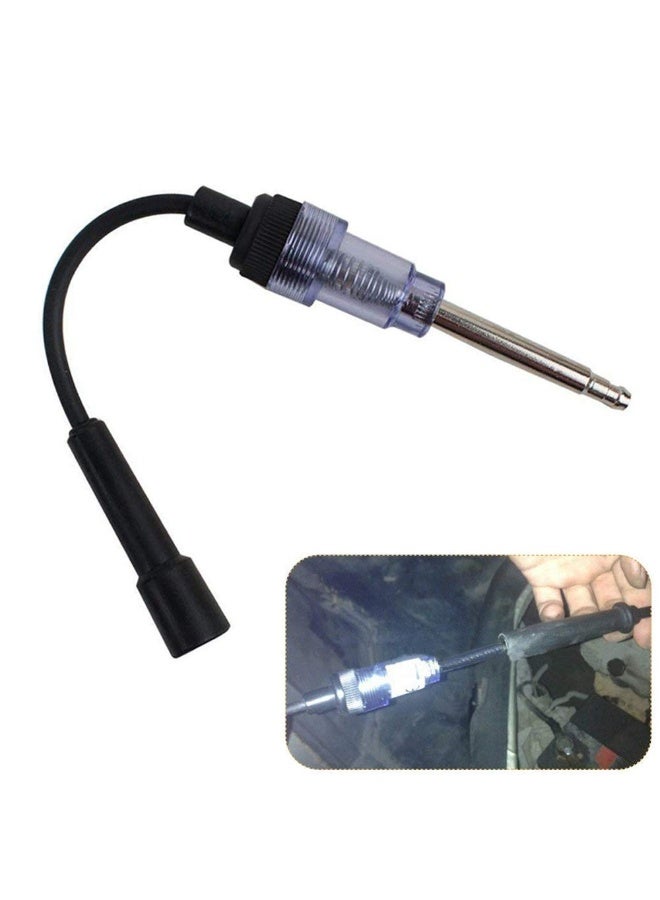 Morange in-Line Spark Plug Engine Ignition Tester 6-12V Pick Up Coil Armature Diagnostic Detector Tool for Automotive Car Lawnmower Internal External Engine - Image 1