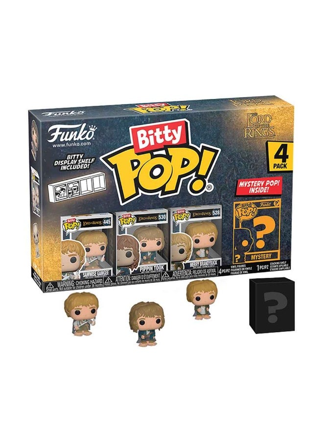 Funko Bitty POP The Lord of the Rings S3 Mystery Vinyl Figures (2 cm, 4 Pack, Assorted)  - Image 1