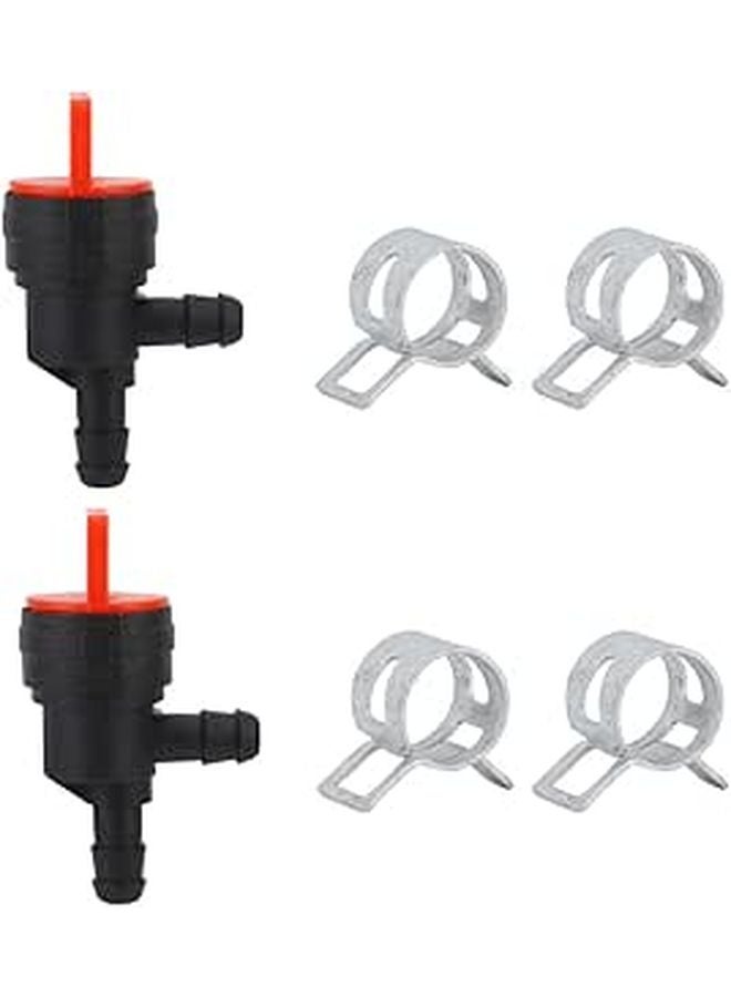 2 Pieces 90 Degree Brass Fuel Shutoff Valve For 698181 494539 697944 - Image 1