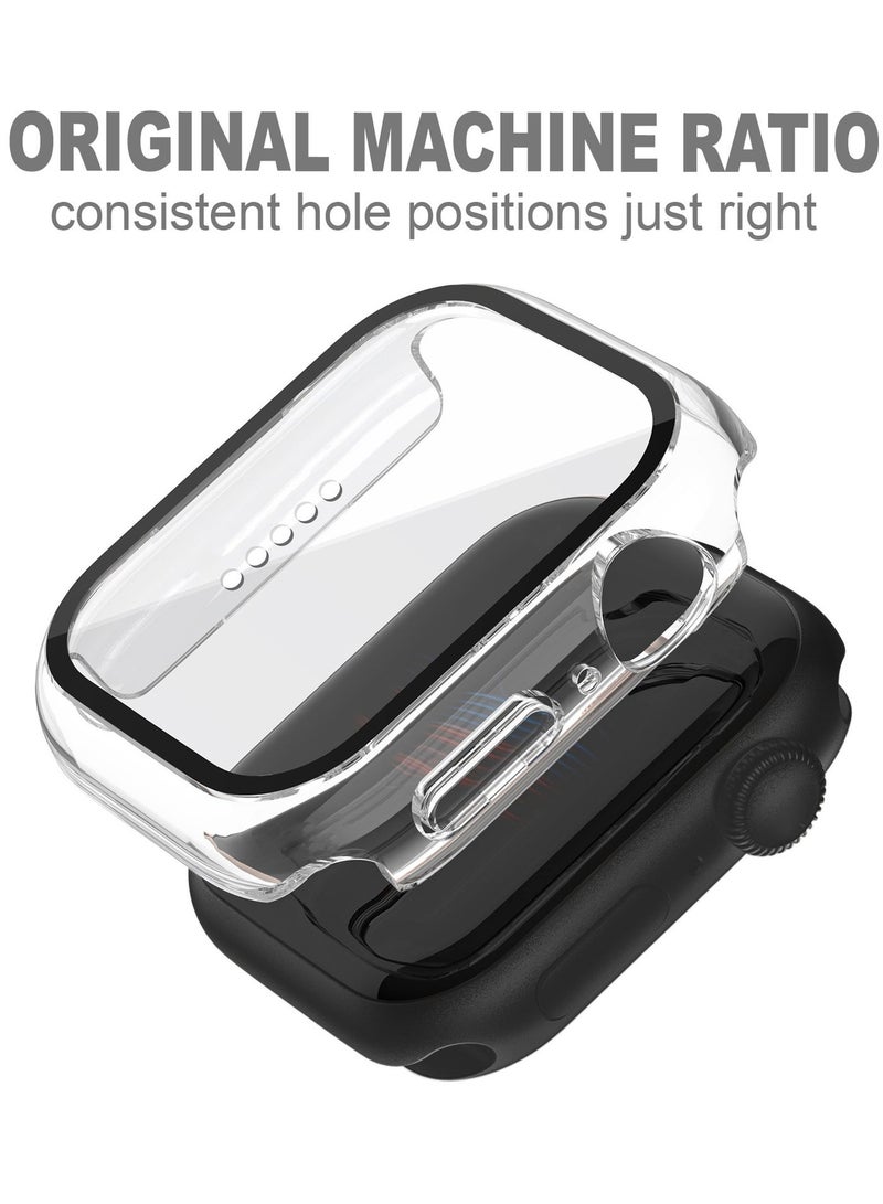 PRIMEEIGHT 2PCS Clear TPU Case and Screen Protector for Apple Watch 40mm Series 6/5/4/SE 2023 Ultra Thin Flexible Bubble-Free Scratch Resistant - Image 2
