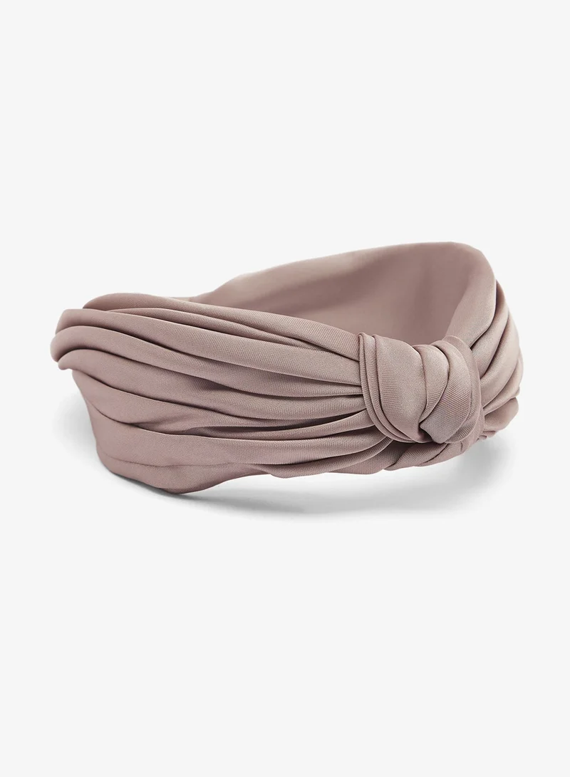Khizana Ruched Knot Detail Headband
