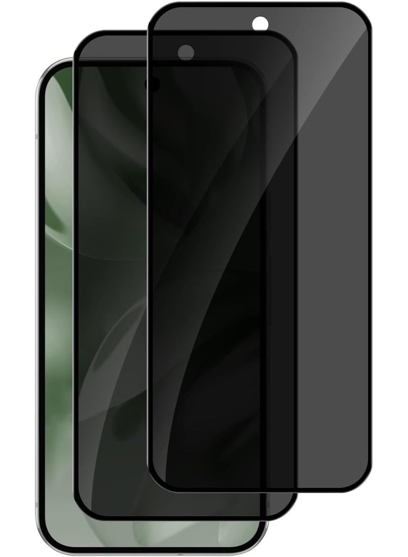 Muzz حماية شاشة زجاجية خصوصية 2Pack لجهاز Google Pixel 10 2025 9H صلابة [مضاد للخدش] [مضاد لبصمات الأصابع] [متوافق مع الجرابات] زجاج مقسى مضاد للتجسس خالي من الفقاعات لجهاز Google Pixel 10 - Image 1