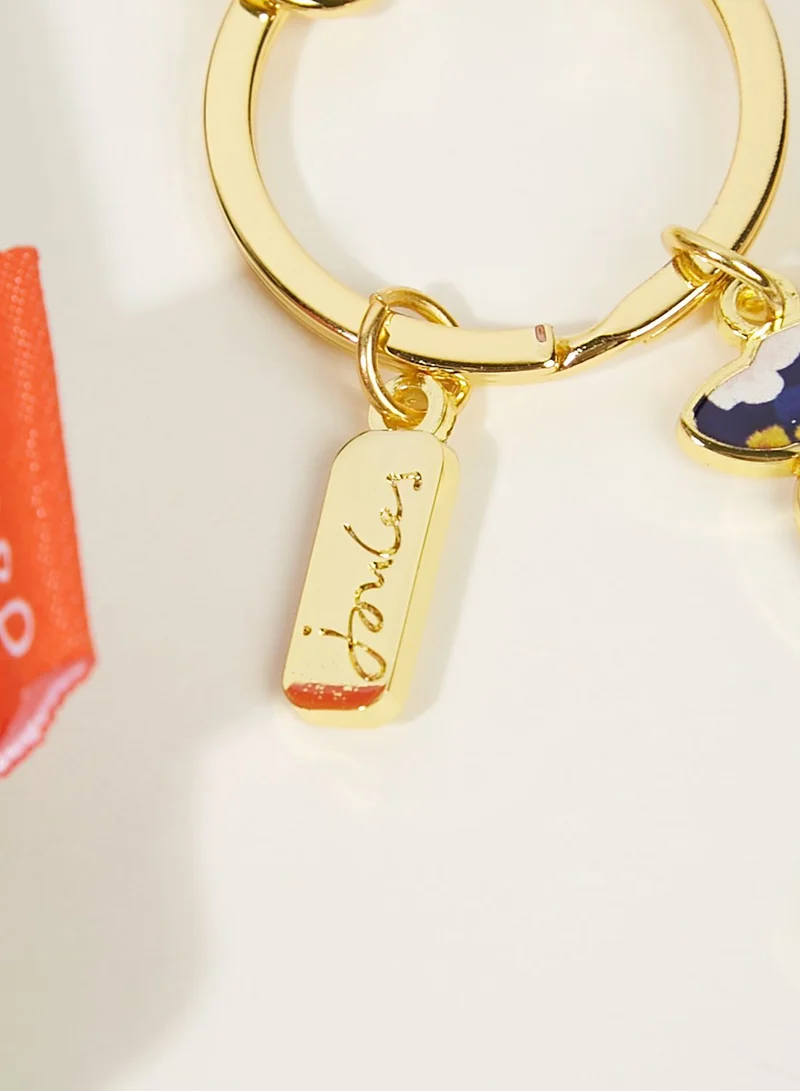 Joules Enamel Key Ring
