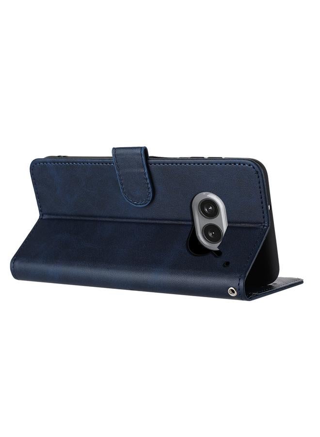 S-TOP Case For Nothing Phone 2a / 2a Plus Solid Calf Texture Flip Leather Phone Case - Image 4