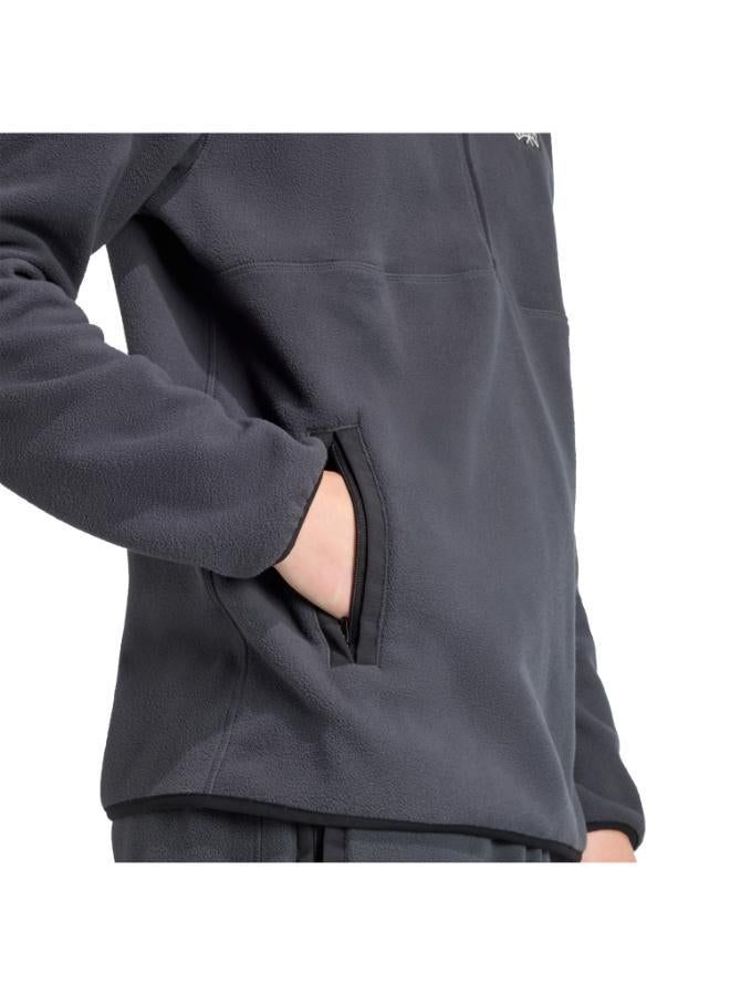 adidas Originals Regular Polar Fleece Quarter-Zip Jacket - Image 4