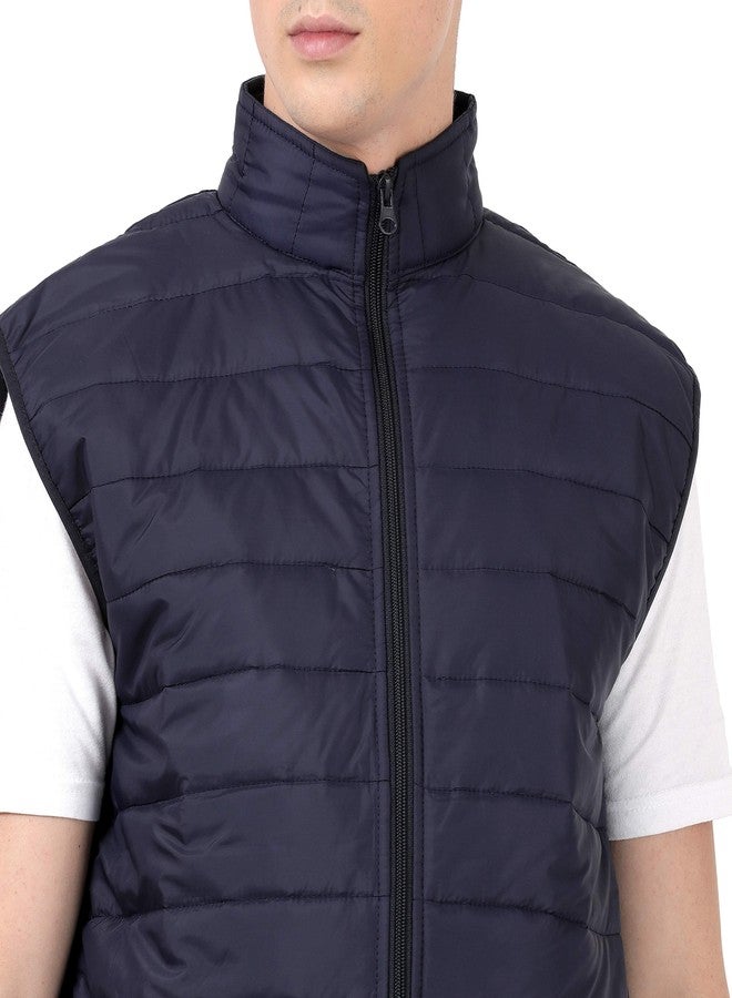 Scott International جاكيت رجالي مبطن بدون أكمام من سكوت إنترناشونال (SS21_TW-SLV-BU-XXL، أزرق داكن) - Image 3