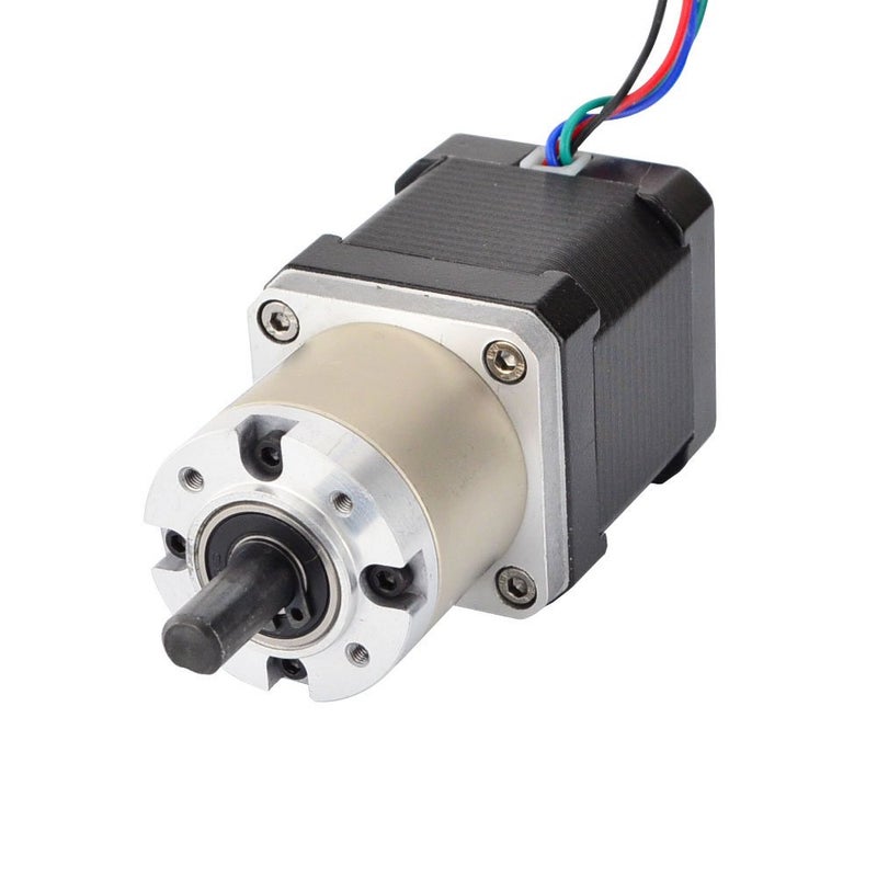 STEPPERONLINE 27:1 Planetary Gearbox High Torque Nema 17 Stepper Motor 3D Printer DIY Camera - Image 1