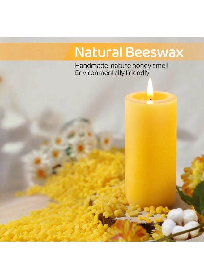 شموع عمودية من شمع العسل الطبيعي، شموع شمع العسل النقي طويلة الاحتراق بكميات كبيرة، شموع شمع العسل غير المعطرة للمنزل، للصلاة - Image 4