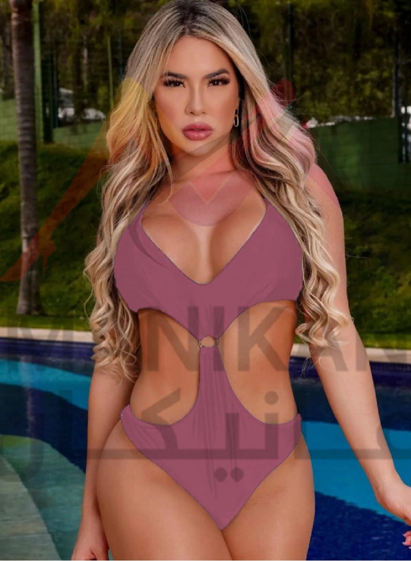 MANIKAN MANIKAN Women's Lingerie One-Piece with Cutout Sides Elegant  - Image 1