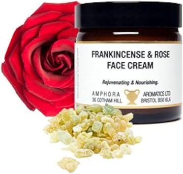 Amphora Aromatics Frankincense and Rose Moisturising Face Cream Paraben Free 60ml - Image 1