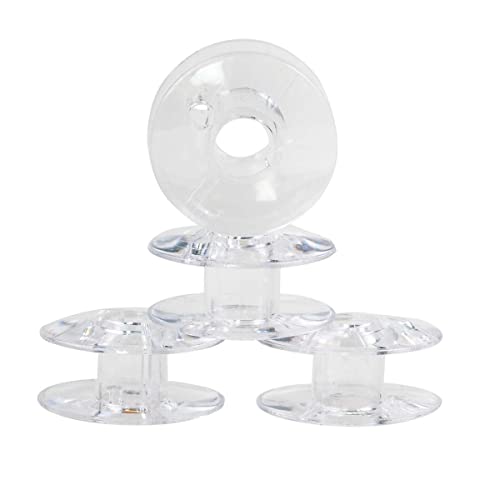 SINGER Bobbins Class 66 Transparent Plastic Bobbins – Replacement Bobbins for Sewing Machine, Bobbins Sewing Machine, Sewing Machine Bobbins, Sewing Machine Accessories, 4ct - Image 3