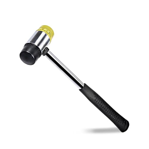 Zthluyc Rubber Hammer Small Plastic Mallet: Jewelry hammer Small rubber mallet Plastic hammers Soft hammers for use with jewelry, handicrafts, furniture assembly, etc.(25MM) - Image 1