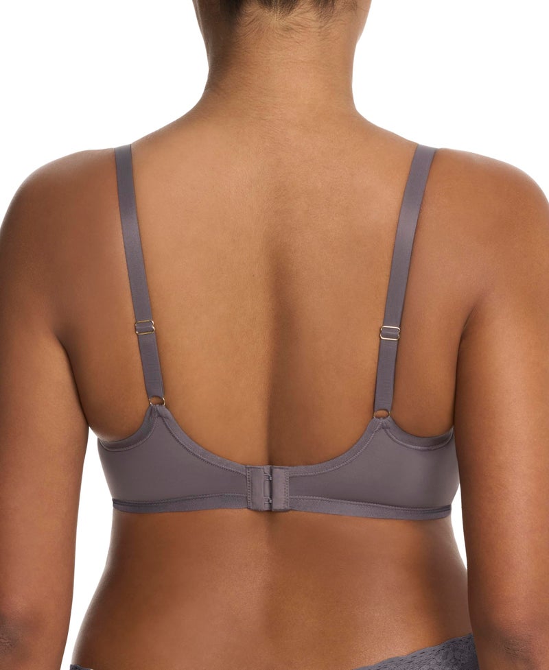 Natori Women's Refined Contour Underwire Bra with Lace and Cool-Touch 7313219, Gunmetal, 34C - Image 3
