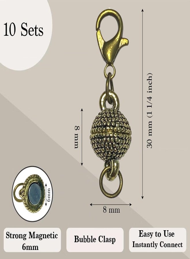 Heather's CF Necklace Clasps and Closures for Jewelry Making 10 Sets Secure Lobster Clasps for Necklaces and Bracelet Brass Jewelry Clasp-Heather's cf - Image 2