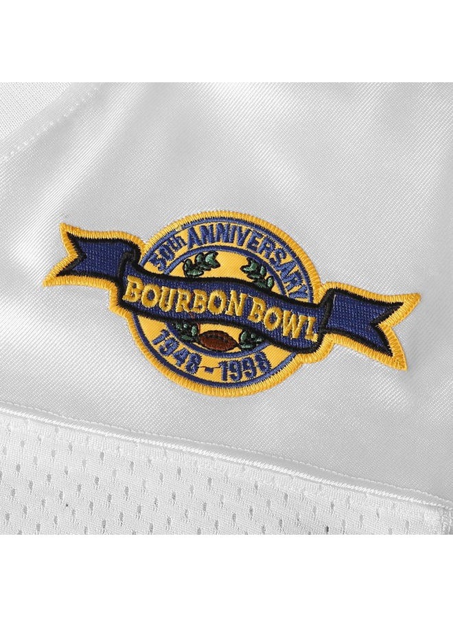 Phoneutrix Bobby Boucher #9 The Waterboy Adam Sandler Movie Mud Dogs Bourbon Bowl Football Jersey (White, Large) - Image 4