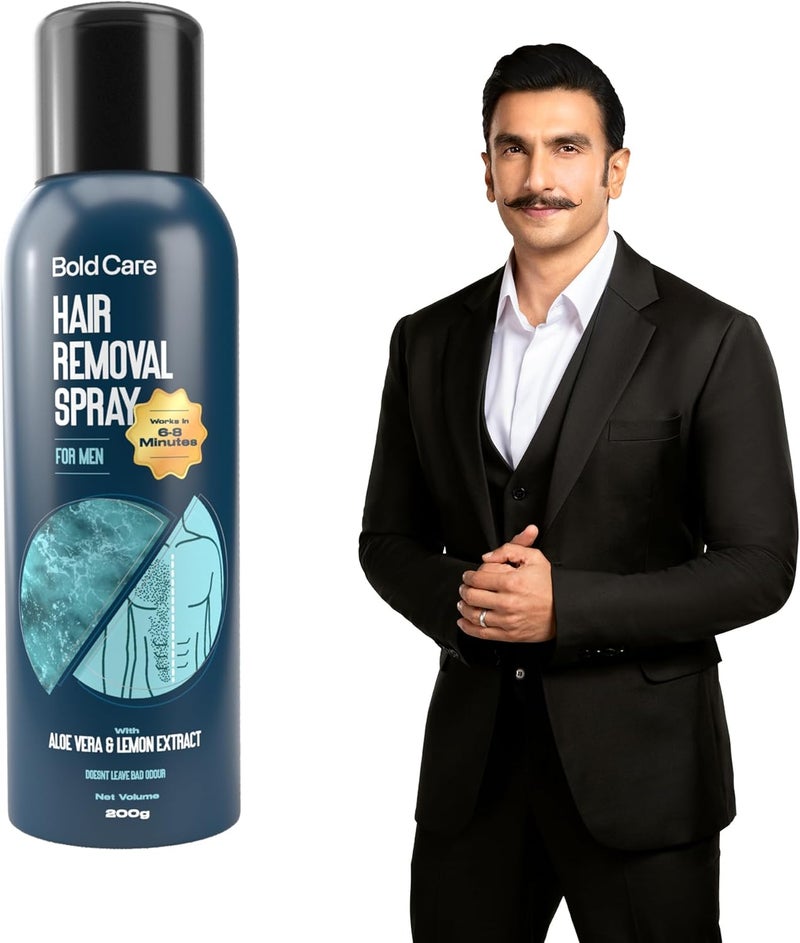 Bold Care Hair Removal Spray for Men - 200ml - Image 1