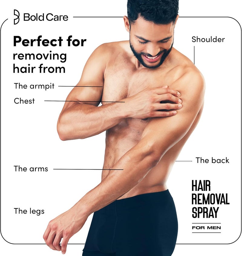 Bold Care Hair Removal Spray for Men - 200ml - Image 4