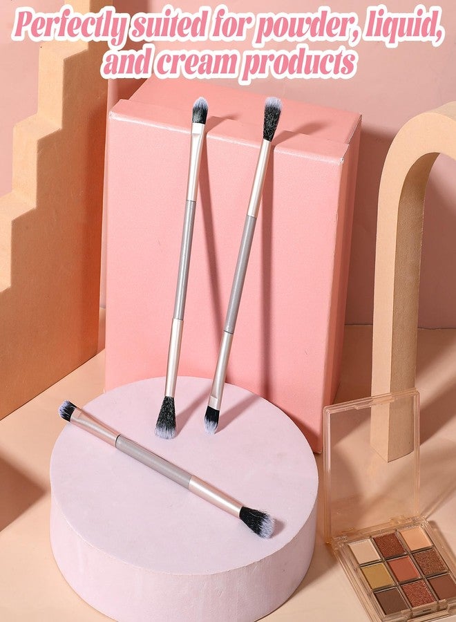 Psiriol 12 Pcs Eyeshadow Smudge Brush, Eyeshadow Blending Brush (Rose Gold) - Image 3