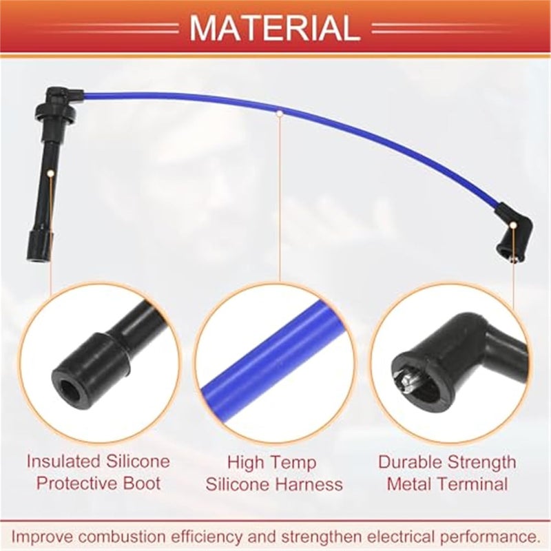 Vuzmode Car Spark Plug Coil Wires Set - Image 5
