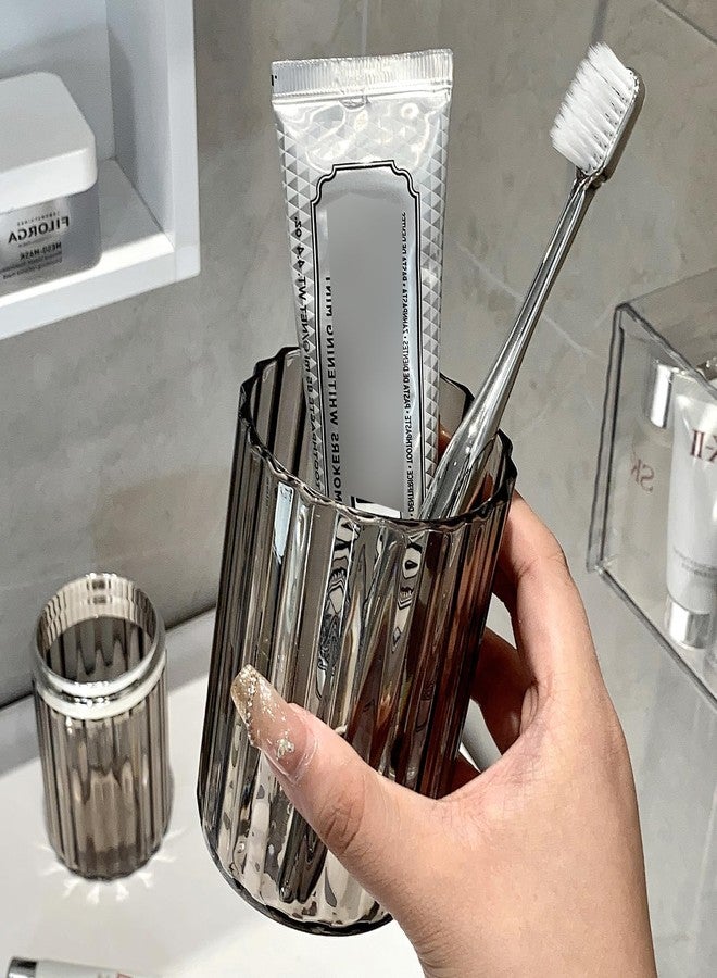 MYLDH 2-in-1 Toothbrush Travel Case with Rinse Cup - Image 2
