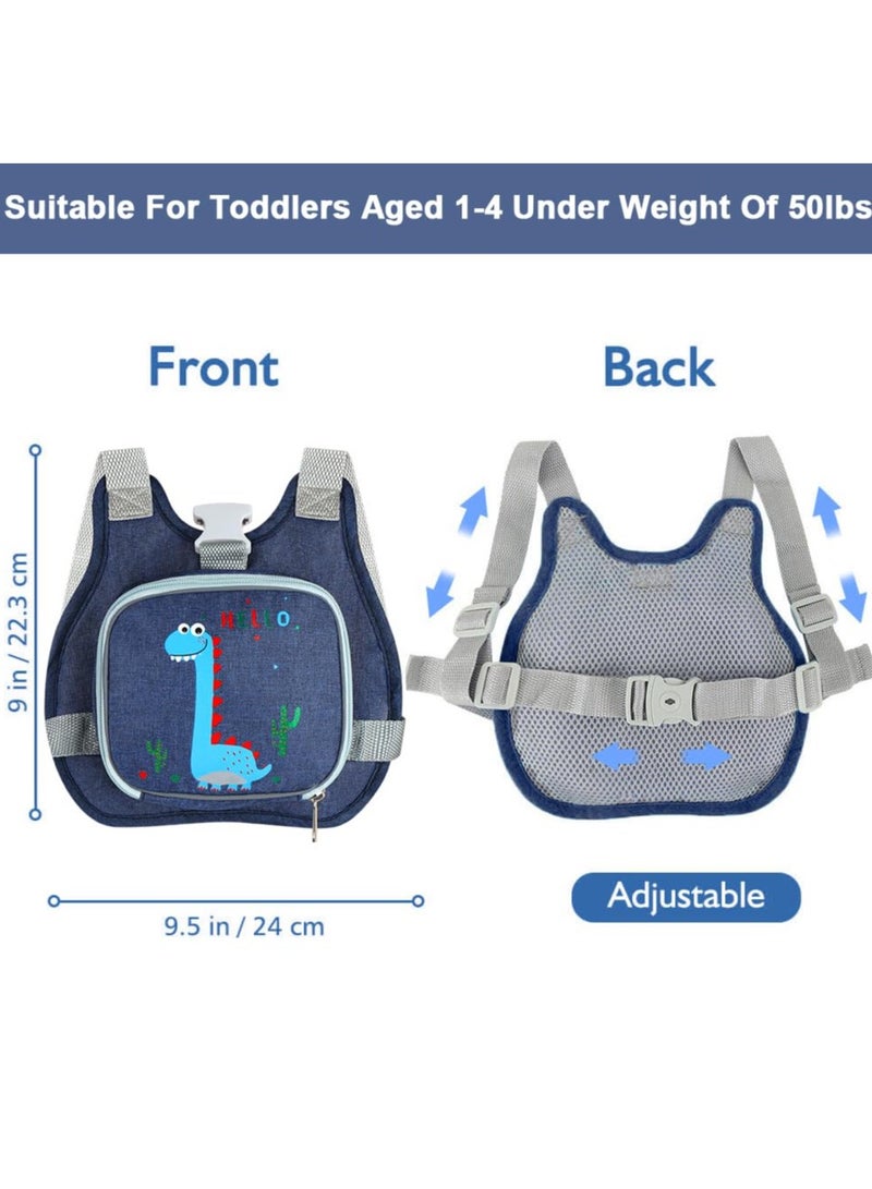 3 in 1 Toddler Harness Leashes + Anti Lost Wrist Link, Kids Harness Children Leash for Girls, Child Anti Lost Leash Baby Cute Harness Belt Strap Hold Kids Close While Walking - Image 2