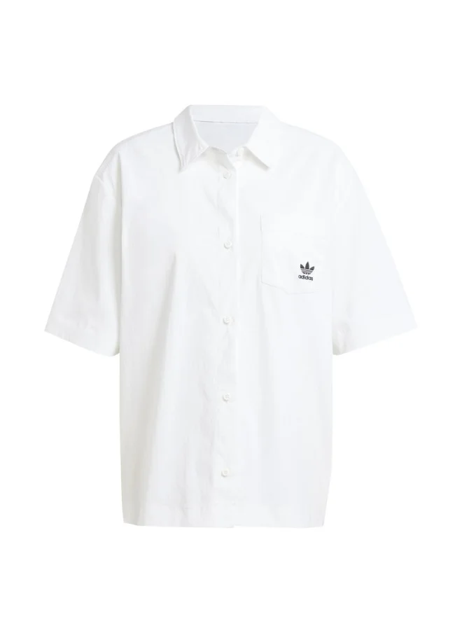 Adidas adidas ESS S SHIRT LS White Originals Women OTHER SHIRTS