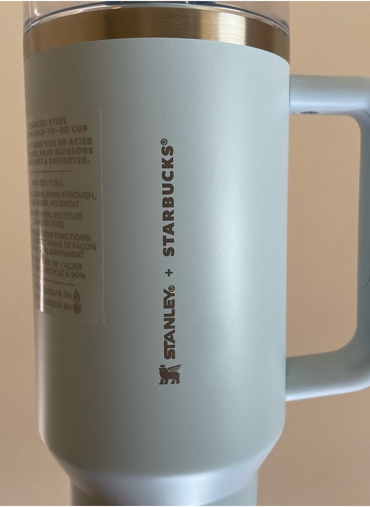 Stanley - H2.0 FlowState Stainless Steel Vacuum Insulated Tumbler with Lid and Straw for Water, Iced Tea or Coffee, Smoothie and More, 40 oz - Image 1