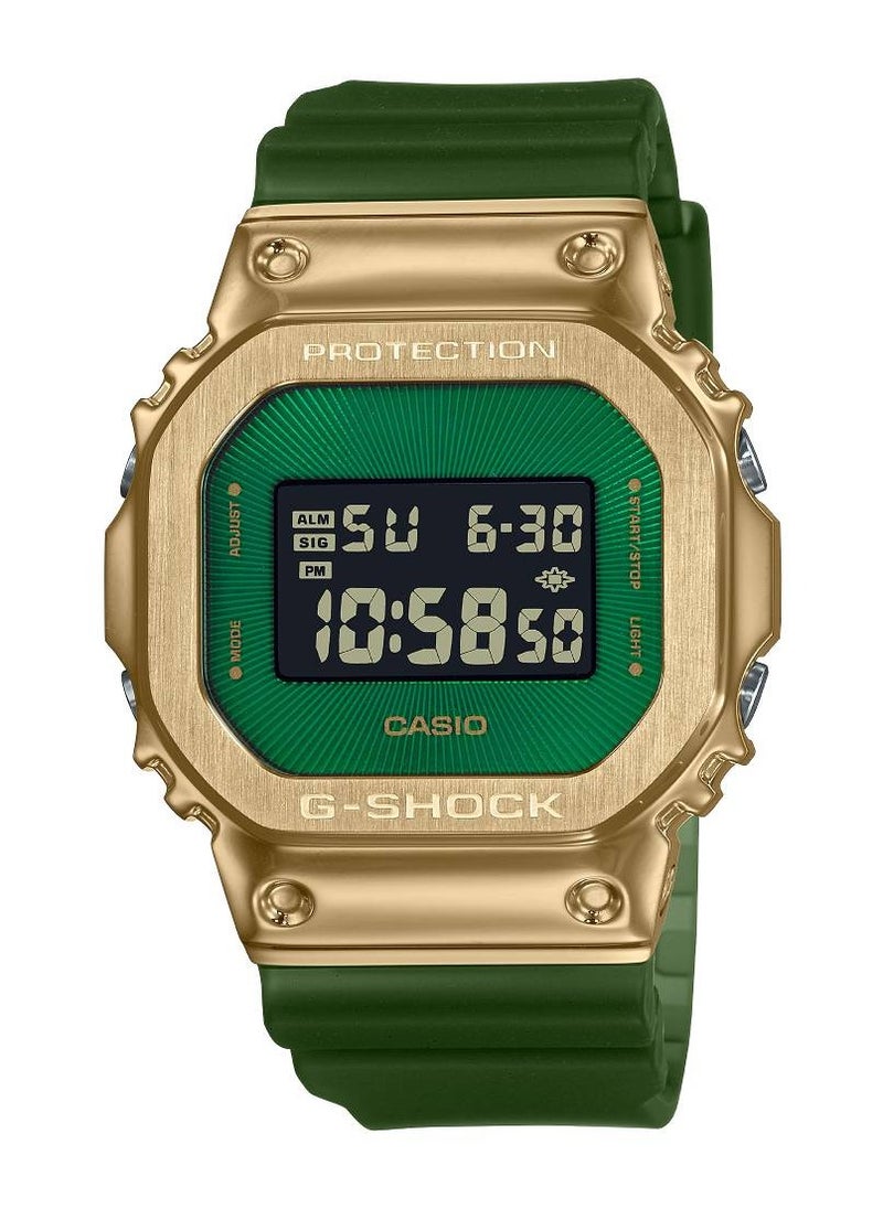 CASIO Unisex Digital Asymmetrical Shape Resin Wrist Watch GM-5600CL-3DR - 43.2 Mm  - Image 1