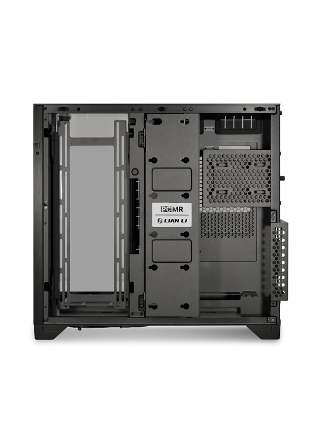 OLian Li O11 Vision Tower Computer Case, Steel & 4mm Tempered Glass Materials, 360mm Radiator & 8x 120mm Fan Support, Dual-Chamber Layout, Dust Filters, Cable Management, Black | O11VX